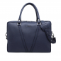 Preview: Briefcase made of smooth calf leather dark blue